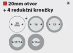 (obrázek pro) KRT020302 - Pilový kotouč pro ponorné pily 150mm, 24T