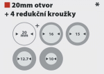 (obrázek pro) KRT020307 - Pilový kotouč pro ponorné pily 185mm, 24T