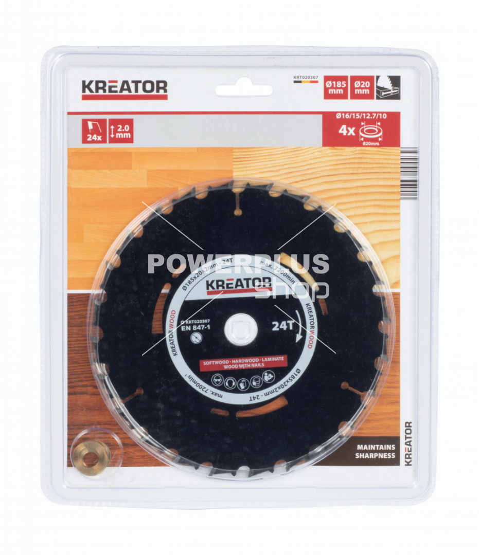 (obrázek pro) KRT020307 - Pilový kotouč pro ponorné pily 185mm, 24T