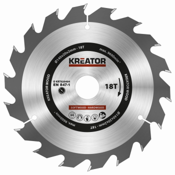 (obrázek pro) KRT020404 - Pilový kotouč na dřevo 140mm, 18T