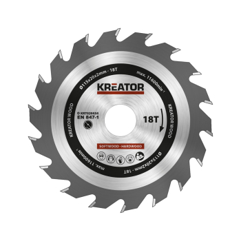 (obrázek pro) KRT020434 - Pilový kotouč na dřevo 115mm, 18T