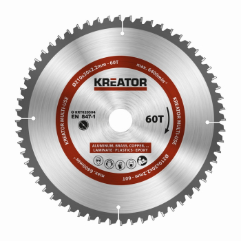 (obrázek pro) KRT020504 - Pilový kotouč univerzální 210mm, 60T