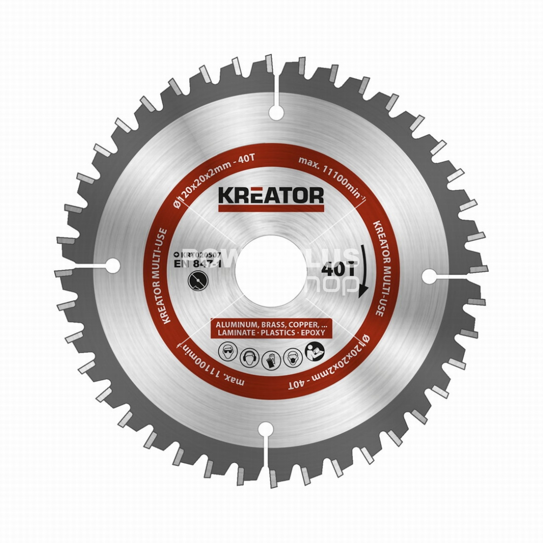 (obrázek pro) KRT020507 - Pilový kotouč univerzální 120mm, 40T