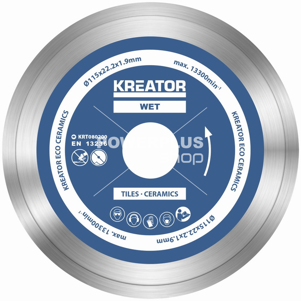 (obrázek pro) KRT080200 - Diamantový kotouč celoobvodový 115mm 3ks sada