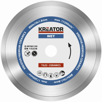 (obrázek pro) KRT081100 - Diamantový kotouč celoobvodový 89mm PREMIUM