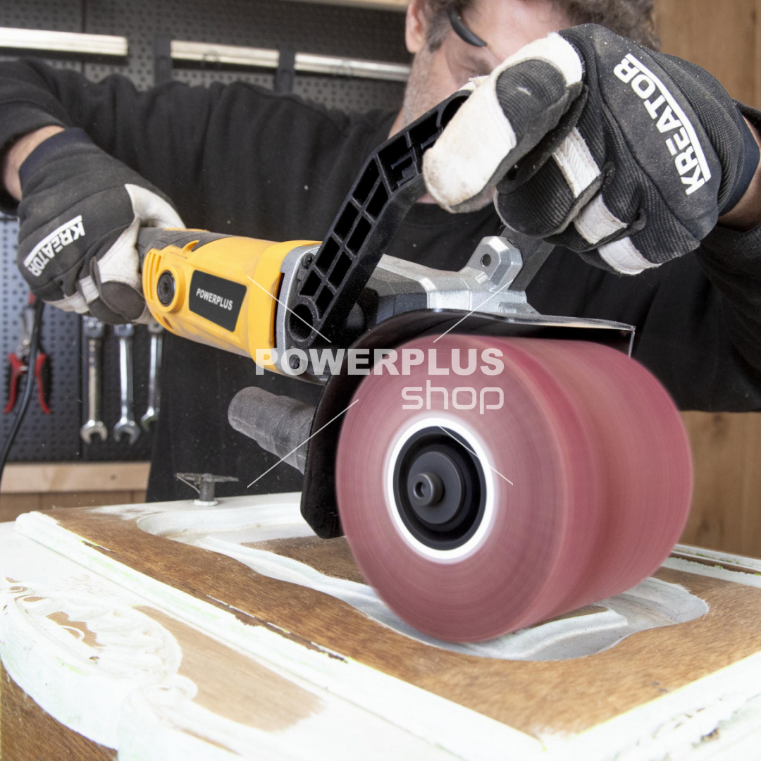 Modální Další obrázky pro KRT271002 - Brusný lamelový válec s plstí 120 x 100mm