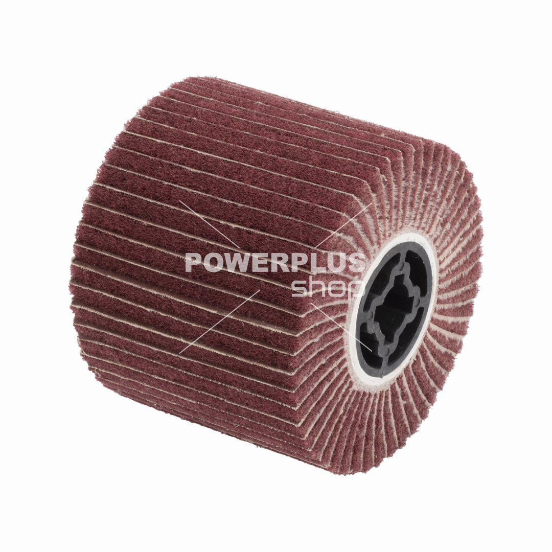 (obrázek pro) KRT271002 - Brusný lamelový válec s plstí 120 x 100mm