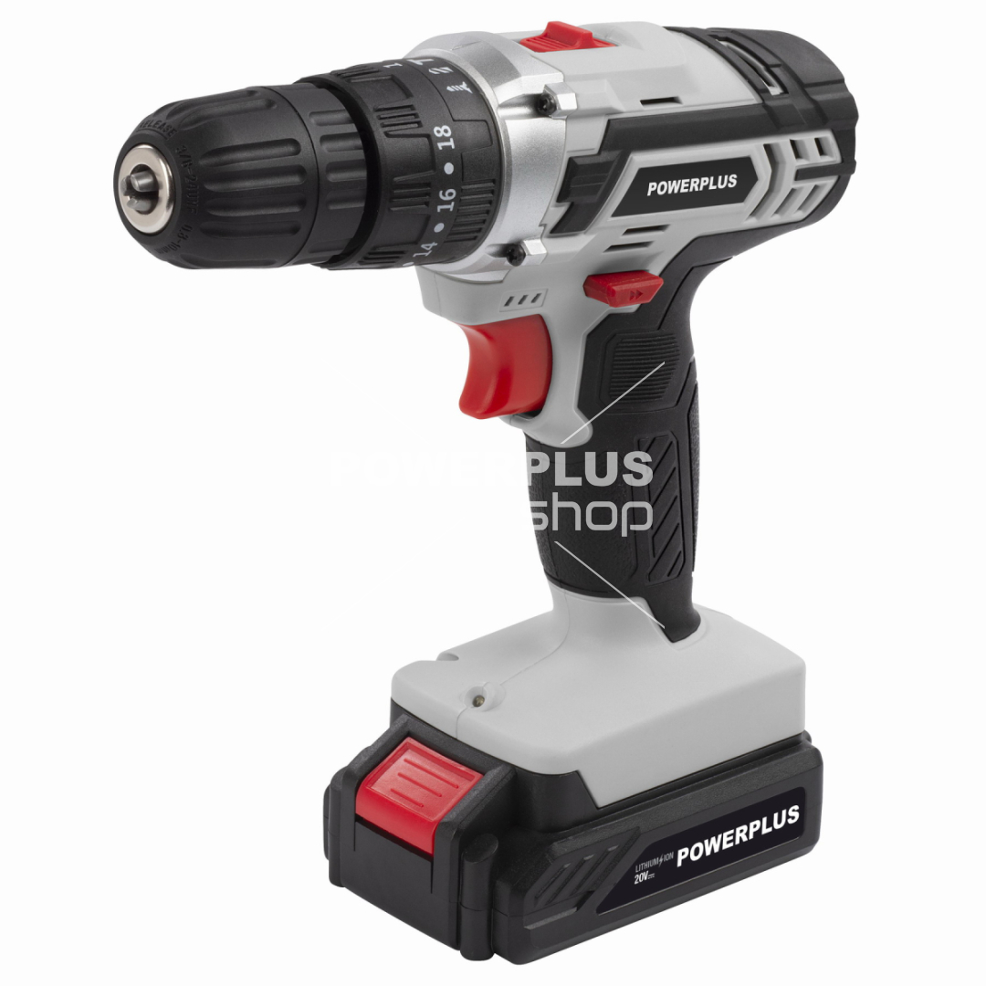 POWC1080 - Aku šroubovák / vrtačka s příklepem 20V LI-ION