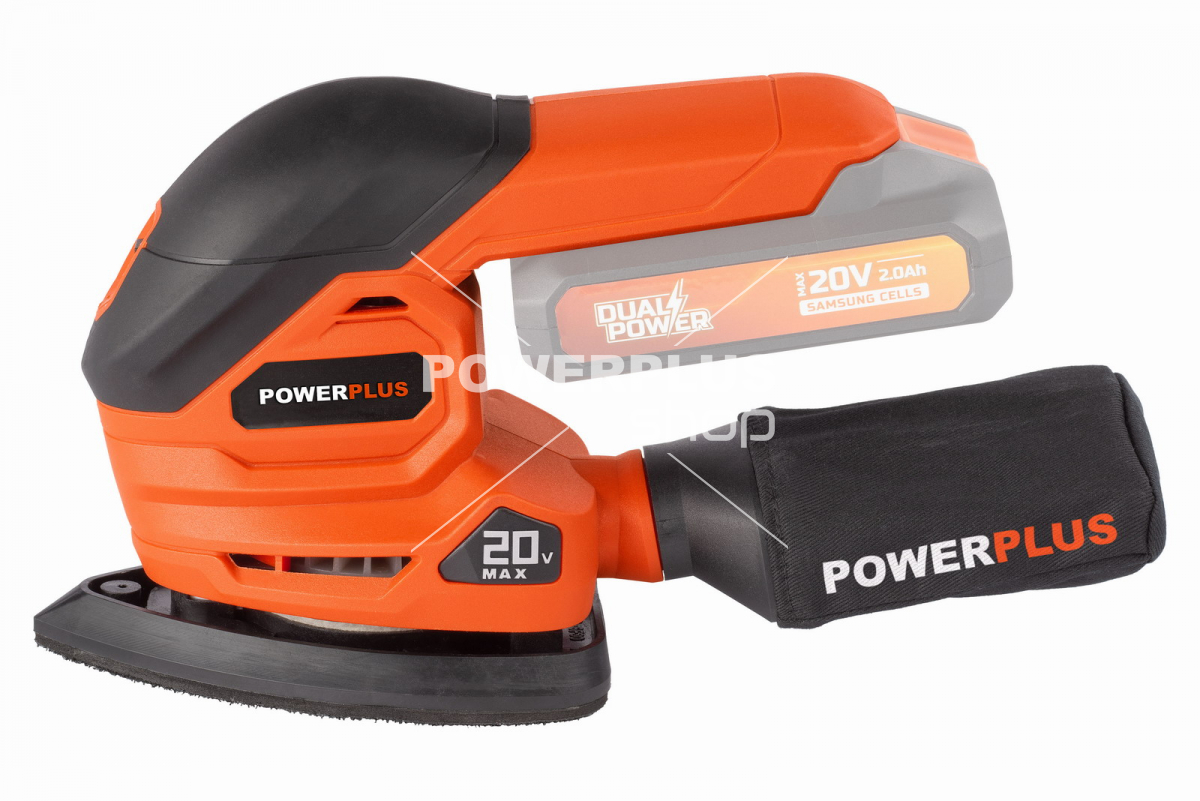 POWDP50200 - Aku vibrační delta bruska 20V (bez AKU)