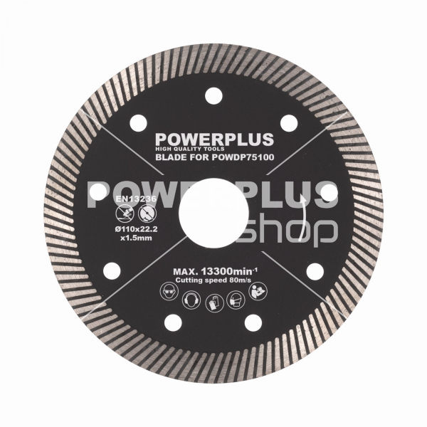 POWDP75100 - Aku řezačka obkladů 20V 110mm (bez AKU)