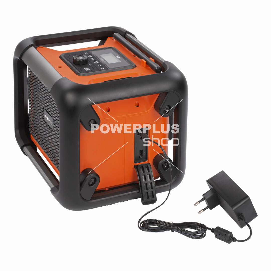 POWDP8061 - Aku stavební rádio 20V  plus  220V (bez AKU)