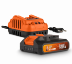 (obrázek pro) POWDP90620 - Nabíječka 20V/40V 2.0A plus Baterie 20V LI-ION 2,