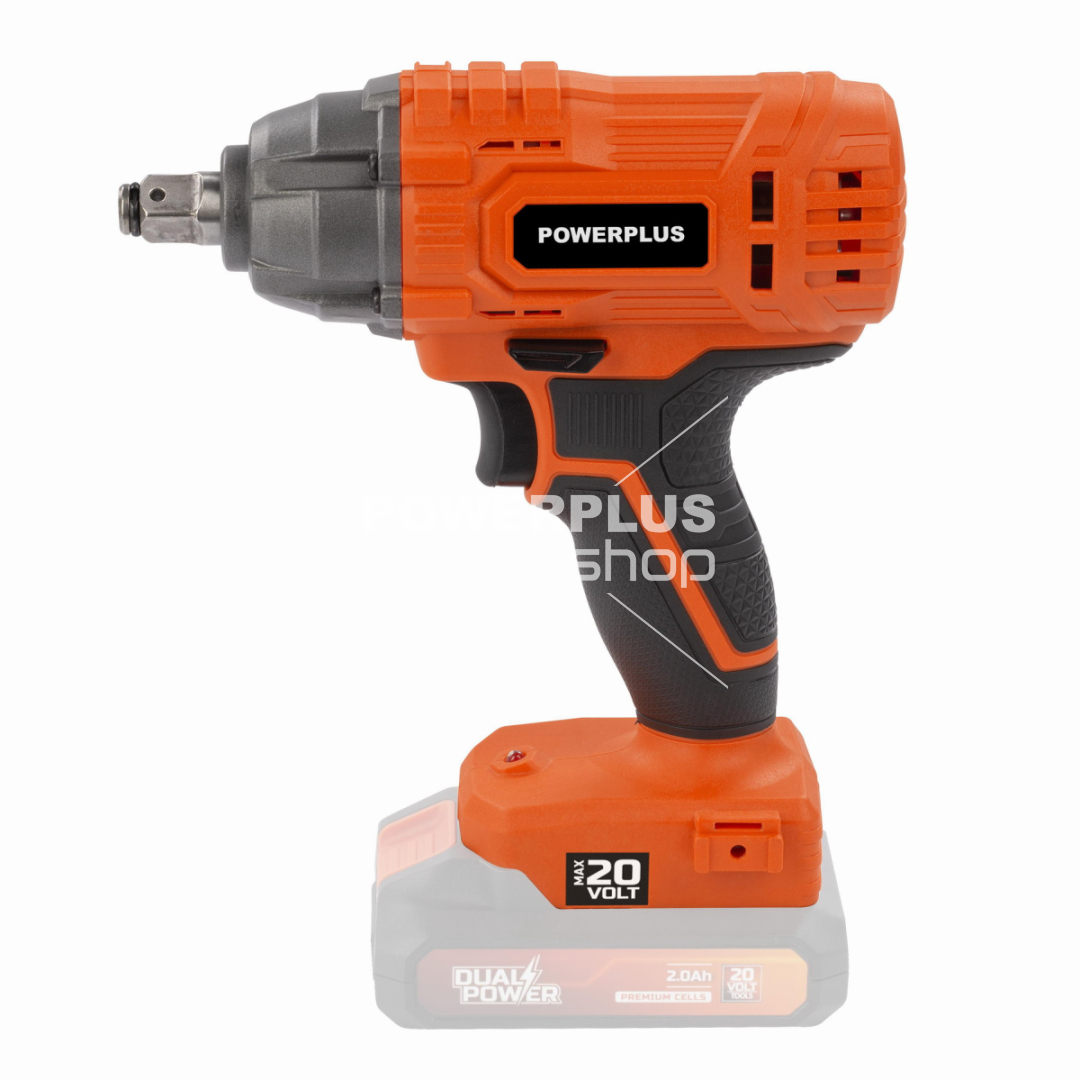 POWDPO2100 - Aku rázový utahovák 1/2" 20V 180Nm (bez AKU)