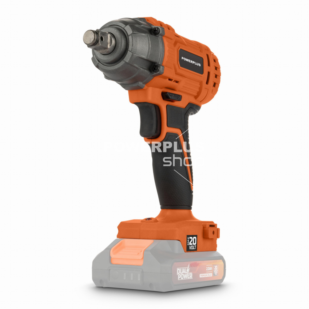 (obrázek pro) POWDPO2100 - Aku rázový utahovák 1/2" 20V 180Nm (bez AKU)