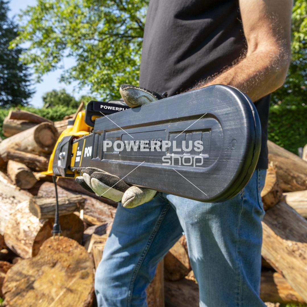 Modální Další obrázky pro POWEG10020 - Elektrická řetězová pila 2 000W 350mm