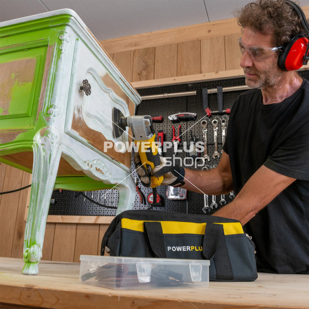 POWX1348 - Multifunkční stroj / oscilační bruska 450 W