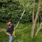 (obrázek pro) POWXG1033 - Teleskopická prořezávací el. pila 750W - 250mm
