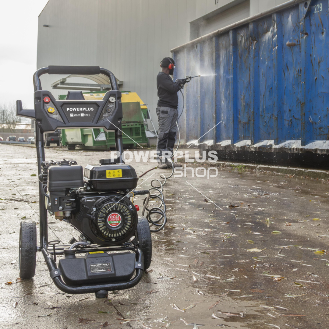 POWXG9090 - Benzinová tlaková myčka s čerpadlem 210cc 255bar